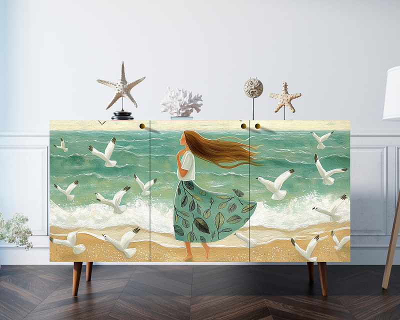 Комод "Berber" три дверки арт BB01/Art10 в Москве Комод "Berber" три дверки арт BB01/Art10