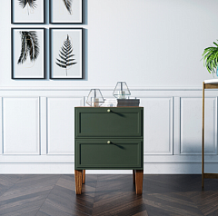 Комод-тумба "Andersen" с двумя ящиками арт AN04/1, цвет - орех