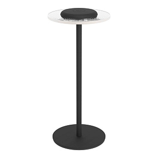 75883 Аккум. настольная лампа сенсорн. TREPELLA, H290, 0,7W(LED), 3000K, 85lm, сталь, черный/пластик, прозрачный