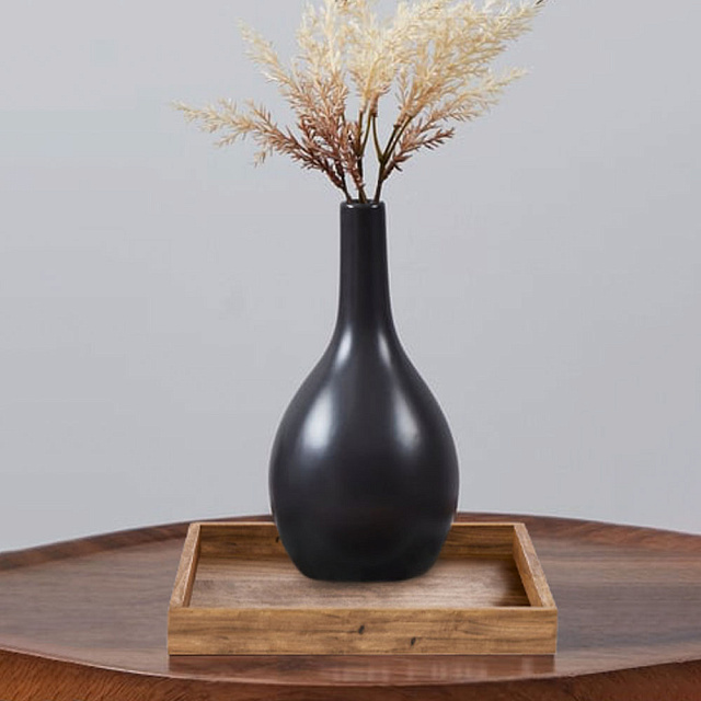 427167 Поднос декоративный COCHRANE, L300, B300, H40, дерево, натуральный в Москве 427167 Поднос декоративный COCHRANE, L300, B300, H40, дерево, натуральный