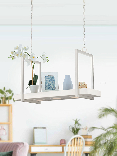 Подвесной потолочный светильник (люстра) CALAMONA светодиодный диммируемый 39301