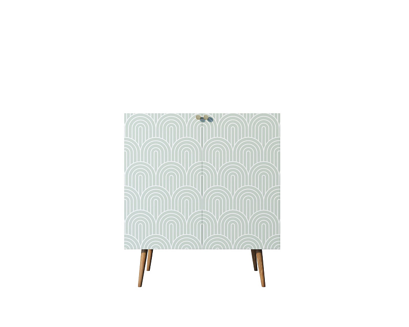 Комод "Berber" две дверки малый 34 принт арт BB38/Print_34