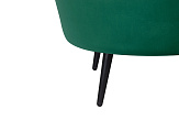 Дизайнерский диван Pearl Double Green V2 на черных ножках №6