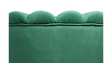 Низкое кресло ракушка Pearl Green V2 на черных ножках №4
