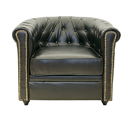 Кожаное кресло Karo Black