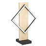901932 Светодиодная настольная лампа BOYAL, 1X13W(LED), 3000K, lm, сталь, дерево, черный, коричневый, белый