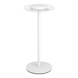 75885 Аккум. настольн. лампа сенсорн. TREPELLA, H290, 0,7W(LED), 3000K, 85lm, сталь, белый/пластик, прозрачн.