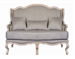 Двухместный дизайнерский диван Brody Double grey в Москве