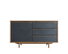 Комод "Brun Blacki" с ящиками и дверкой арт BR-02Black №1