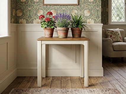 Бежевая прикроватная консоль "Оливия (Olivia)" большая арт GC2003/1ETGC