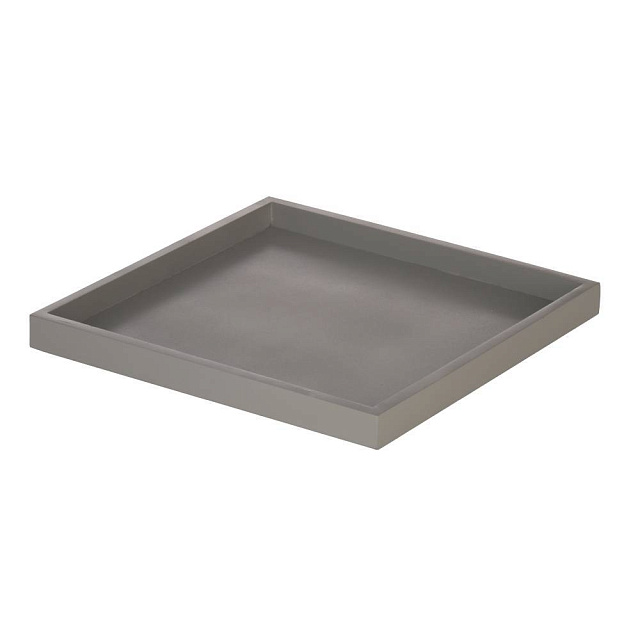 427099 Поднос декоративный COCHRANE, L260, B260, H20, дерево, серый в Москве 427099 Поднос декоративный COCHRANE, L260, B260, H20, дерево, серый