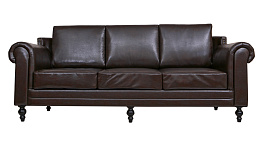 Дизайнерский кожаный диван Toren Brown