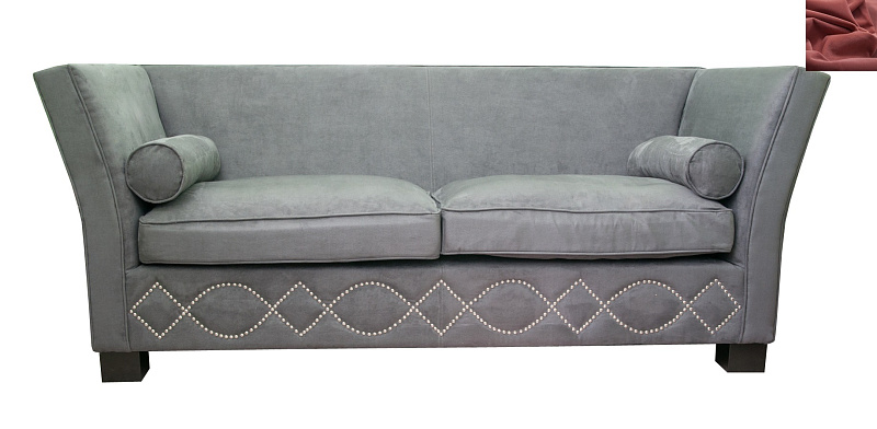 Диван арт-деко Volte Grey цвет красный в Москве Диван арт-деко Volte Grey цвет красный