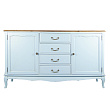 Голубой комод Leontina с дверками и ящиками арт ST9351B №7
