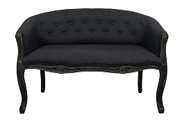 Двухместный дизайнерский диван Kandy Double Black Old в Москве