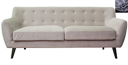 Прямой мягкий диван Albert 11 цвет серый