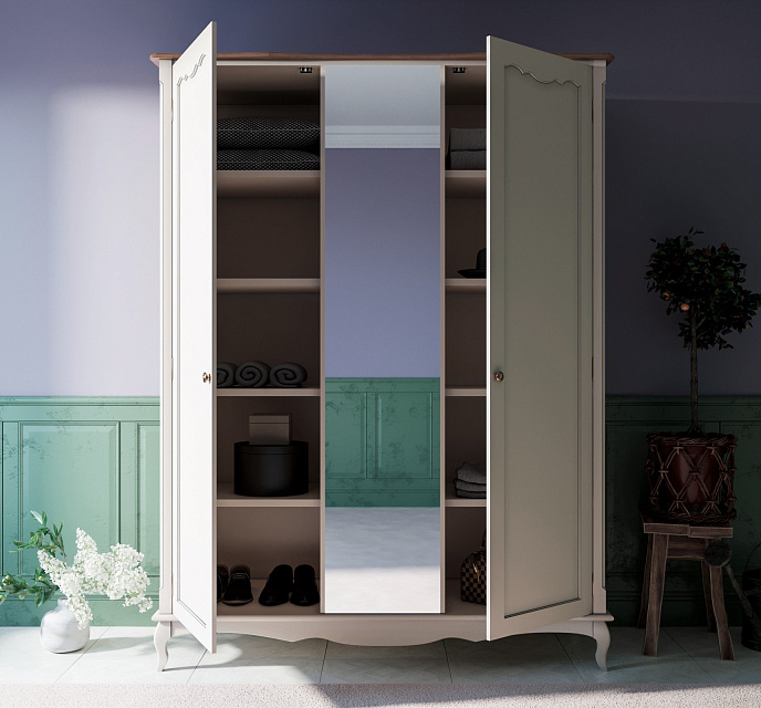 Шкаф Leontina двухстворчатый с зеркалом арт ST9327Z в Москве Шкаф Leontina двухстворчатый с зеркалом арт ST9327Z