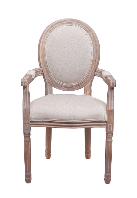 Мягкий стул с подлокотниками Volker Arm Beige V2 в Москве Мягкий стул с подлокотниками Volker Arm Beige V2