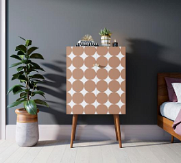 Комод на высоких ножках "Berber" 17 принт арт BB09/Print_17