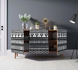 Комод "Berber" с ящиками 19 принт арт BB14/Print_19