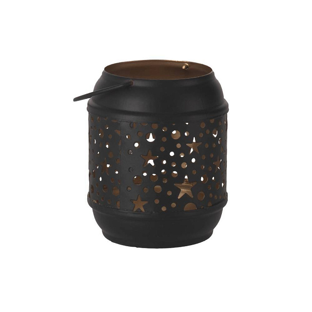 422059 Подсвечник LUGAIT, B85, ?75, сталь, черный, золотой в Москве 422059 Подсвечник LUGAIT, B85, ?75, сталь, черный, золотой