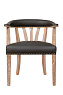 Стул в стиле ретро Tanner Genuine Brown Leather