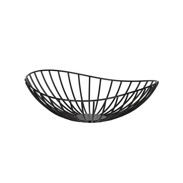 427074 Чаша декоративная UEDA, H90, ?280, сталь, черный в Москве 427074 Чаша декоративная UEDA, H90, ?280, сталь, черный