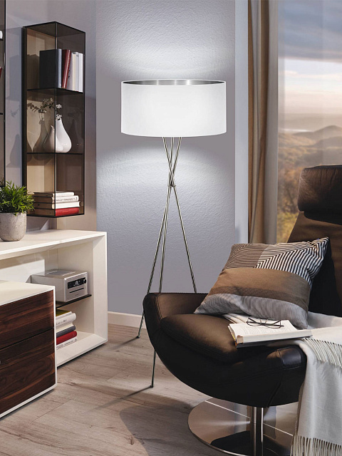 Торшер (напольный светильник) FONDACHELLI с ножным выключателем с ножным выключателем