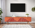 Комод "Berber" с ящиками низкий под TV 49 принт арт BB19/Print_49 №3