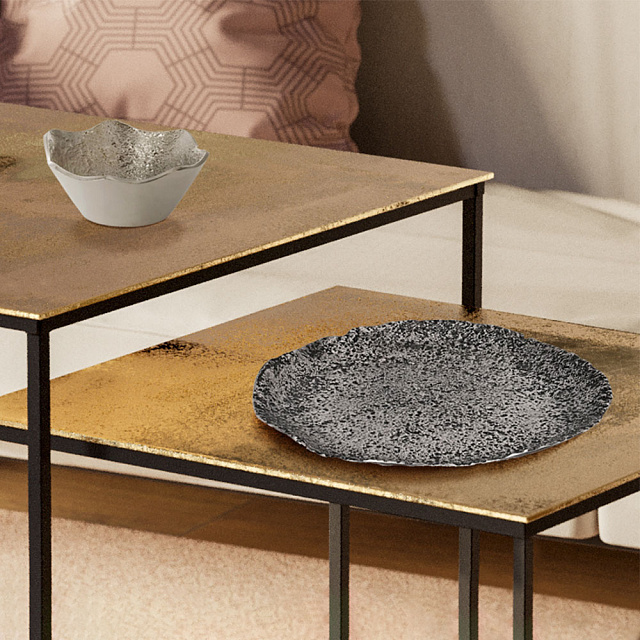 427103 Чаша декоративная FORLEYET, H70, ?170, алюминий, цвет никель в Москве 427103 Чаша декоративная FORLEYET, H70, ?170, алюминий, цвет никель