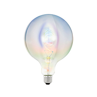 Светод. лампа G150, 3W (E27), ?150, L210, 2200K, 210lm, разноцветный