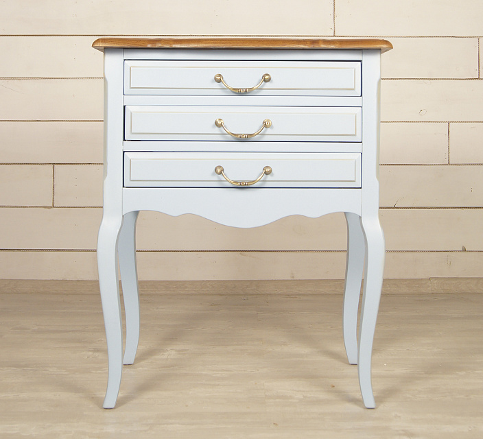 Тумба "Leontina Blue" на 3 ящика арт ST9348B