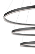 Люстра Orblaze 3 rings 800 black №6