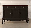 Комод "Leontina Black" (3 ящика и 3 двери) арт ST9344BLK №0