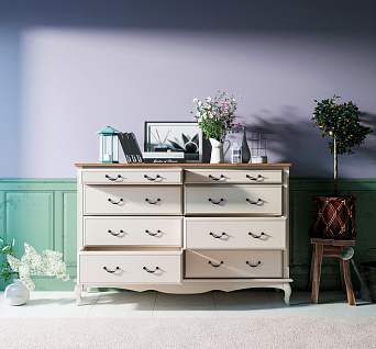 Комод «Leontina» на восемь ящиков арт ST9316/2