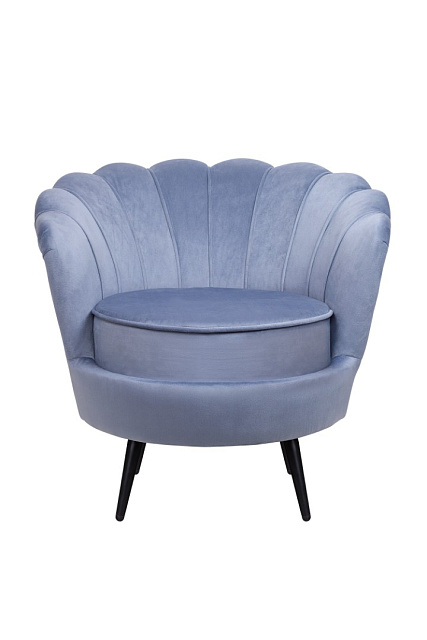 Низкое кресло ракушка Pearl Sky на черных ножках в Москве Низкое кресло ракушка Pearl Sky на черных ножках