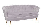 Дизайнерский диван для гостиниц Pearl Triple Grey №1
