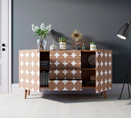Комод "Berber" с ящиками 17 принт арт BB14/Print_17
