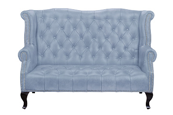 Кожаный дизайнерский диван лофт Royal Sofa Grey в Москве