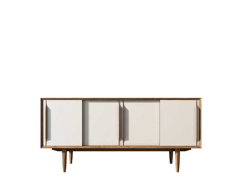 Комод "Bruni white" четыре дверки арт BR23WH