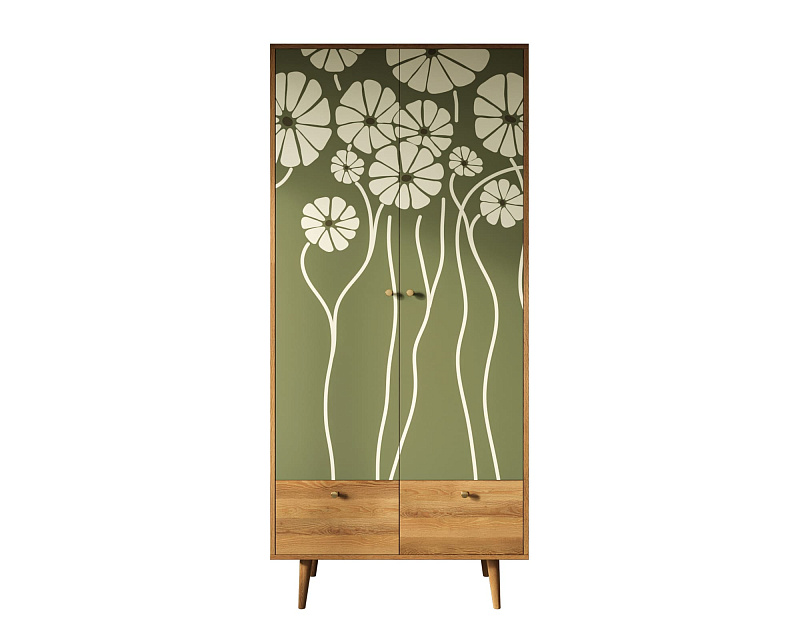 Шкаф двухстворчатый "Berber" арт BB16/Print_53