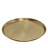 427025 Тарелка декоративная FORLEYET, H20, ?330, сталь, цвет очищенный латунь