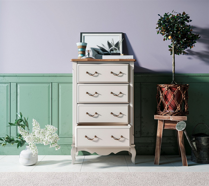 Комод Leontina четыре ящика арт ST9340 в Москве Комод Leontina четыре ящика арт ST9340