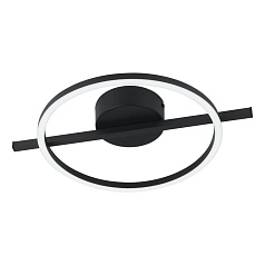 901113 Светодиодный потолочный светильник с регул тем-ры света AMANDOLO, 17W(LED), димм., алюминий, сталь, черн/пластик, белый, 2700-6500K, 1900lm