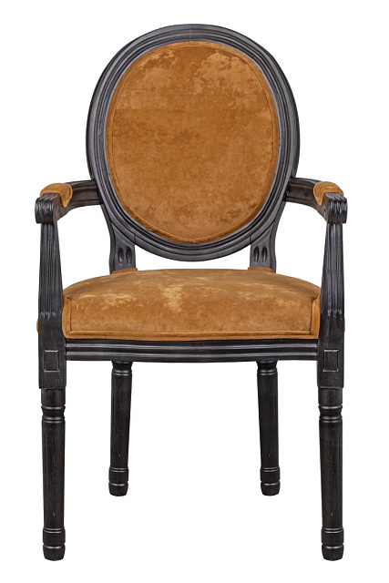 Мягкий стул с подлокотниками Volker Arm Orange в Москве Мягкий стул с подлокотниками Volker Arm Orange