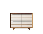 Комод "Bruni white" на восемь ящиков арт BR06WH №0