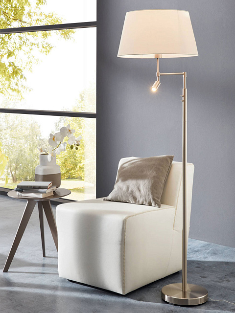 Торшер (напольный светильник) SANTANDER с лампой для чтения в Москве Торшер (напольный светильник) SANTANDER с лампой для чтения