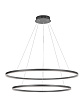 Люстра Orblaze 2 rings 1000 black №0