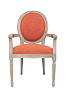 Мягкий стул с подлокотниками Diella Orange