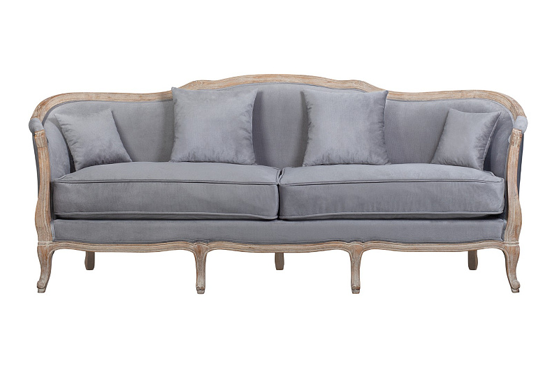 Прямой диван для гостиниц Darcy 3 серый